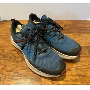 Saucony Men's Ride 15 TR Trail Running Shoes Blue - Size 10 Outdoor Footwear